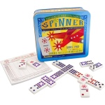 University Games | Spinner Game of Wild Dominoes in On-the-go Travel Tin